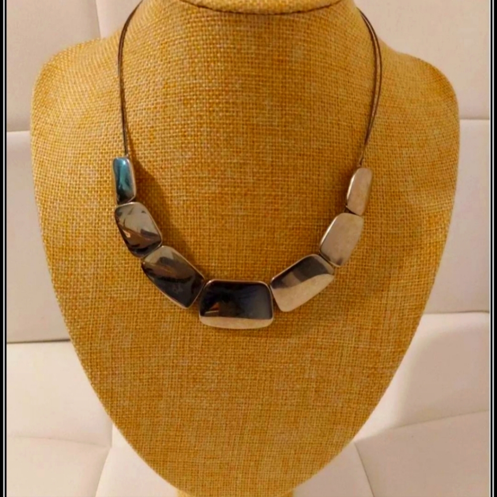 Lia Sofia Silver tone Necklace